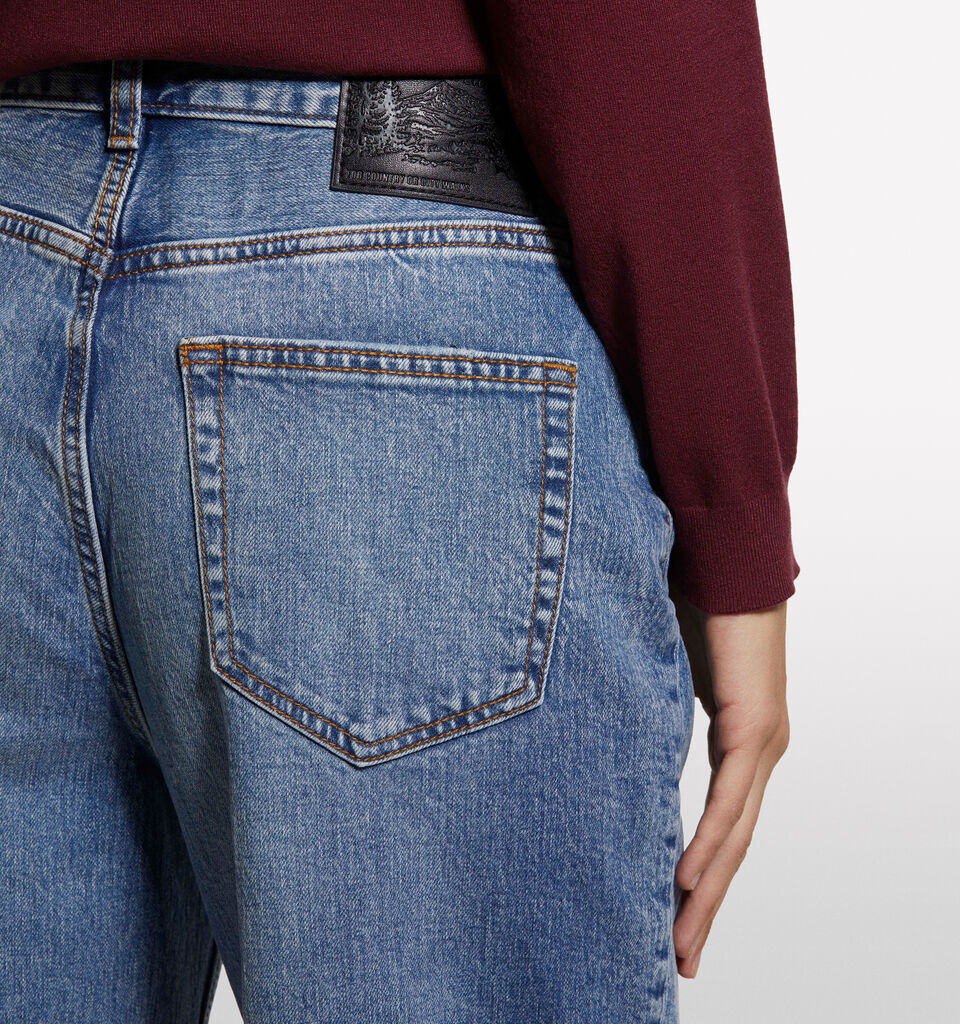 Jeans Style 69 mom fit blu - jeans mom fit e boyfriend da donna - Blu | Sisley image number 4